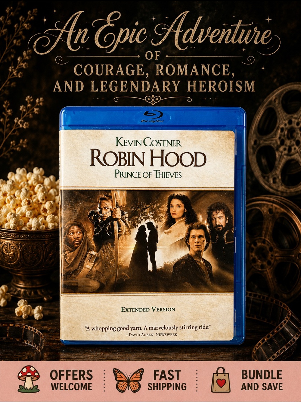 Robin Hood Prince Of Thieves Extended Version Blu-ray Kevin Costner